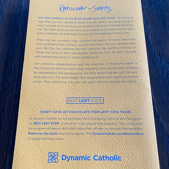 Rediscover the Saints Book by Matthew Kelly - Picture 2 of 3